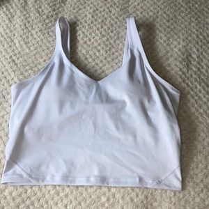 White Lululemon Align Top